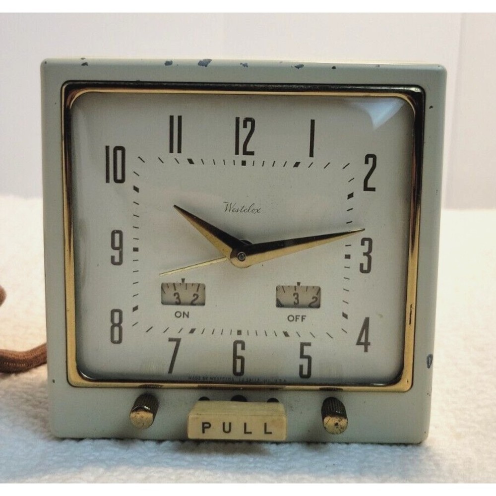 Westclox TS-1 Electric Switching Time Clock Vintage 1940's - Works